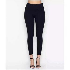 SPANX High Rise Ponte Knit Leggings Black Style 20264R